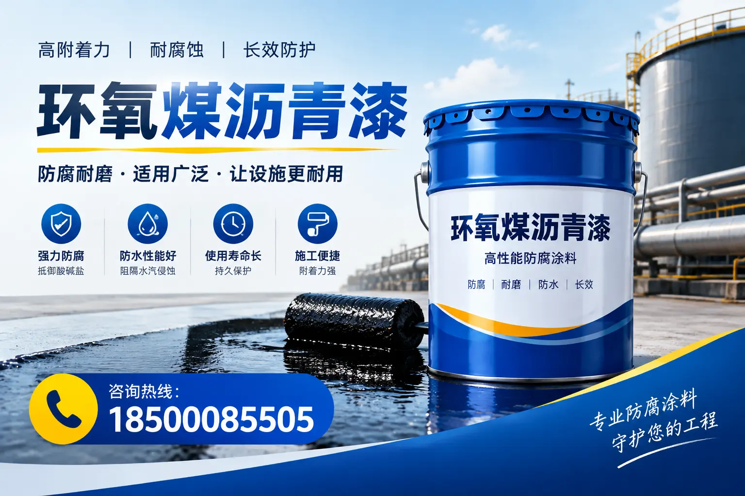 环氧煤沥青漆与其他涂料的对比分析,助力西安企业决策